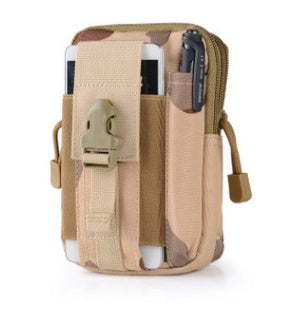 Outdoor Sports Molle Tactical Pocket Male 5.5 6 Inch Waterproof Mobile Phone Bag