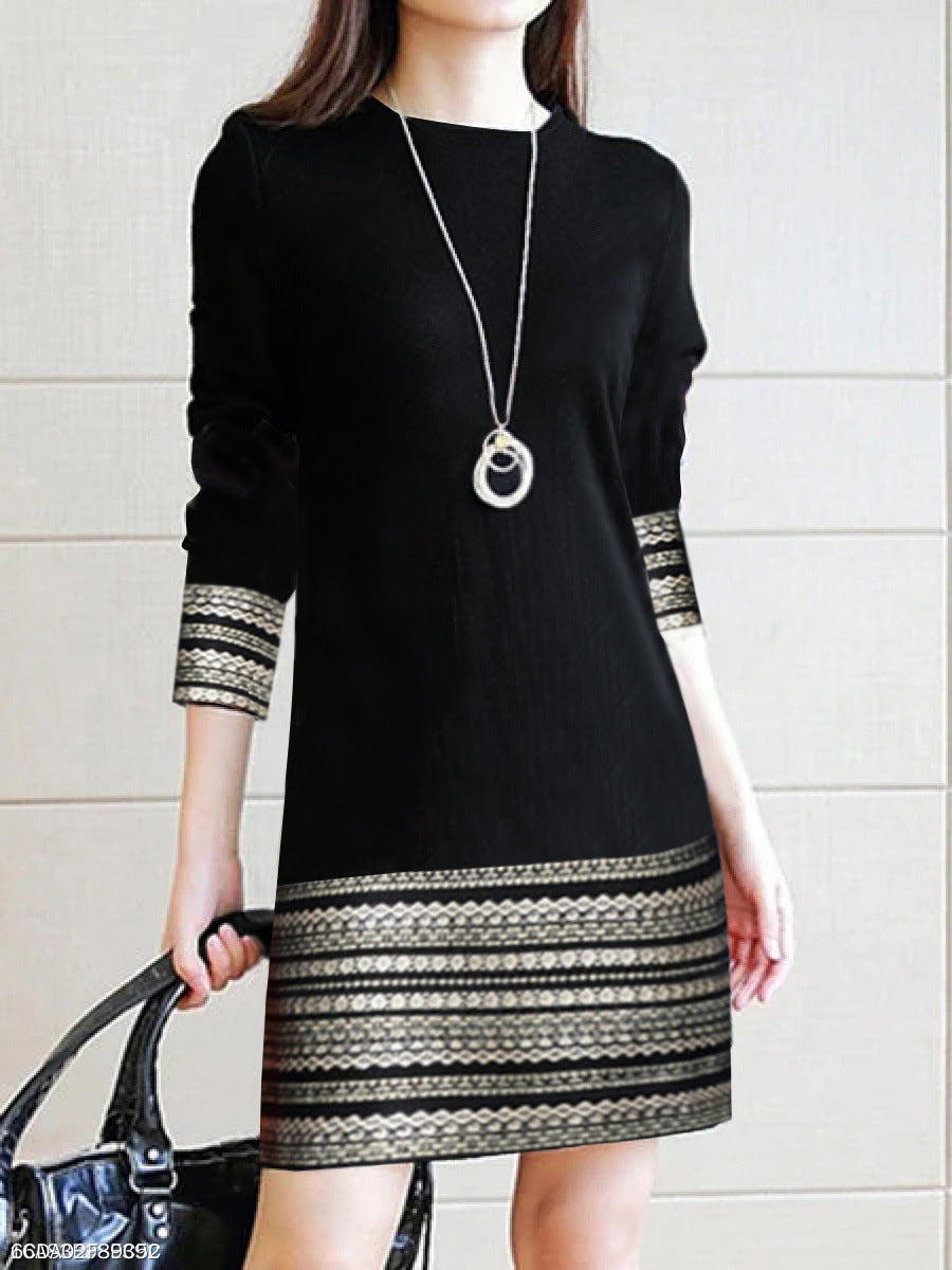 long-sleeved dress