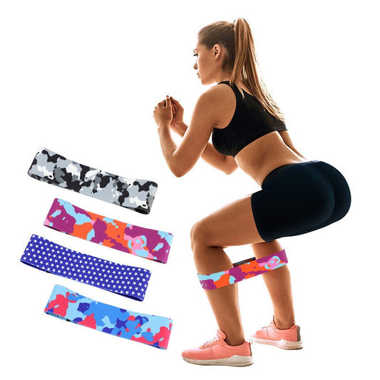 Anti-slip yoga camouflage color resistance band