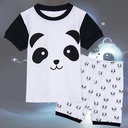 Cute panda summer pajamas