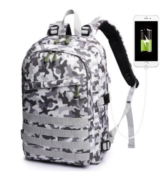 Camouflage camouflage multi function double shoulder bag waterproof Oxford cloth mountaineering bag 3D tactical movement outdoor Bag Backpack