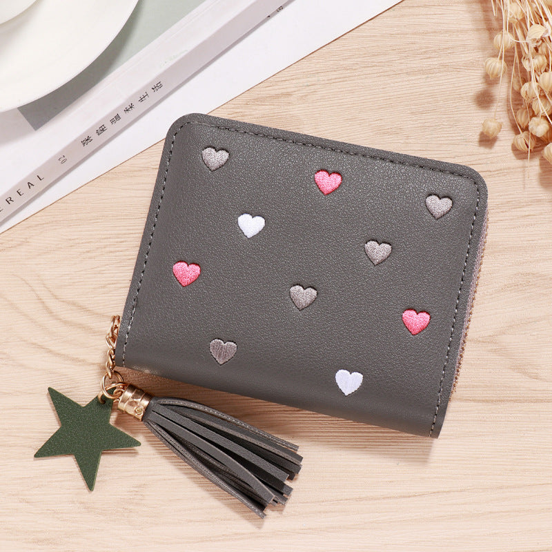 Women's Leather Card Bag Korean Version