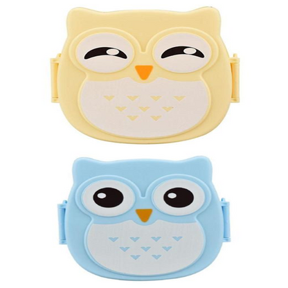 Owl Shape Kids Lunch Box Microwave Safe