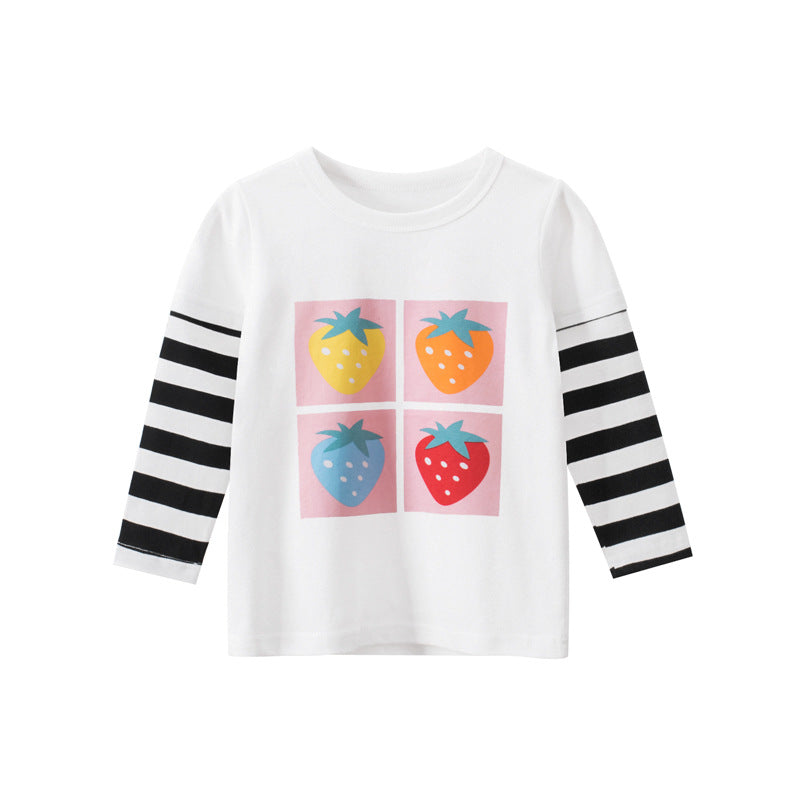 Spring New Children's T-Shirt Baby Clothes Girl's T-Shirt