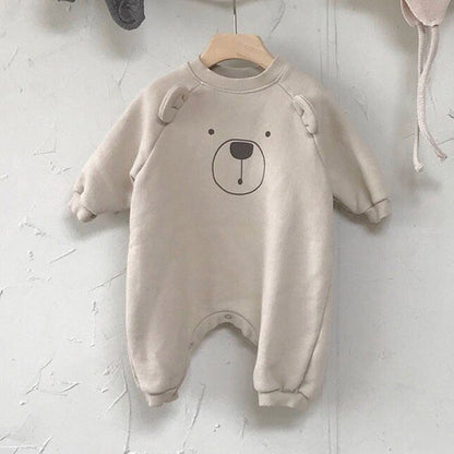 Korean Baby Cute Plush Bear One-piece