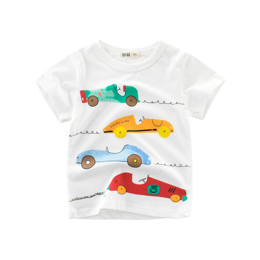 Children's Clothing Boys Short-sleeved T-shirt Fashion Brand Clothing