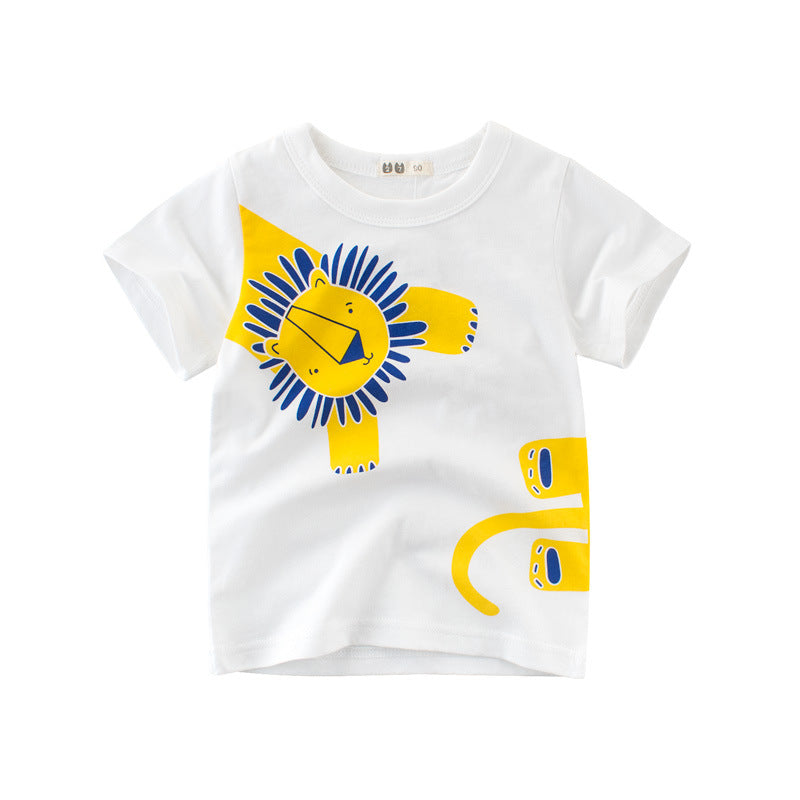 Children's Clothing Boys Short-sleeved T-shirt Fashion Brand Clothing