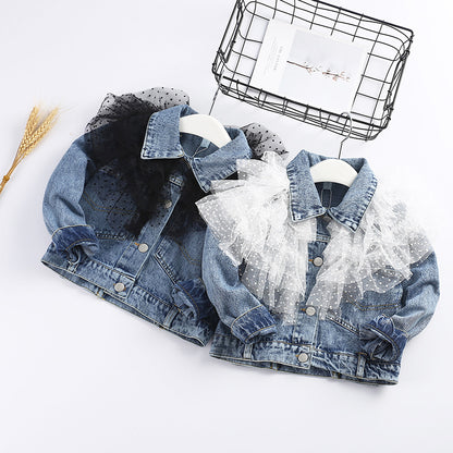 Children's Denim Jacket Autumn And Winter Girls