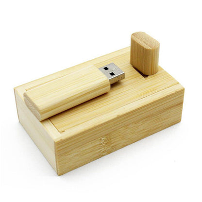 U Disk 32GB Wooden USB Flash Drive Free Lettering Creative Boys and Girls