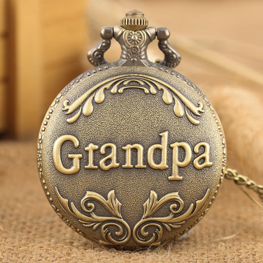 Vintage Grandpa Green Ancient Pocket Watch