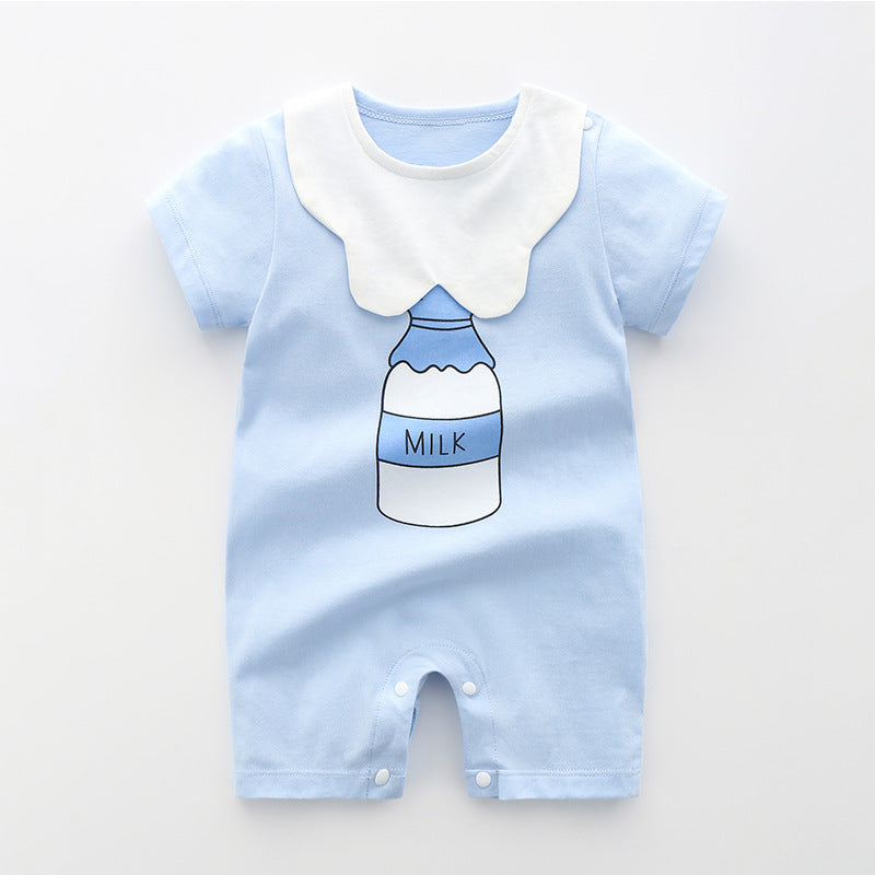 Newborn Baby Clothes Summer Romper Pajamas