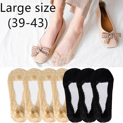 10pcs Lace boat socks