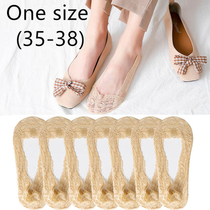 10pcs Lace boat socks