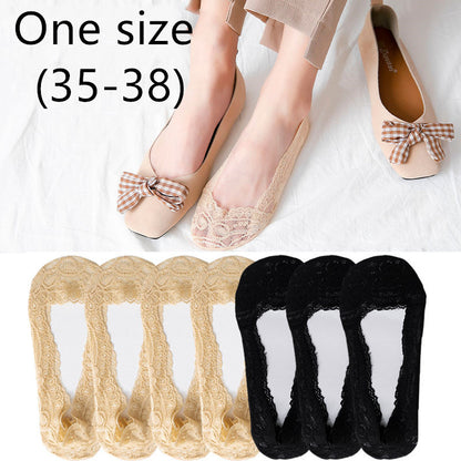 10pcs Lace boat socks