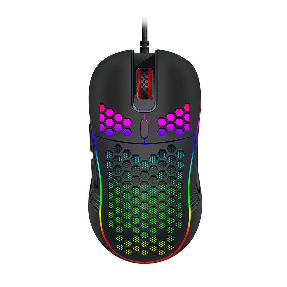 Colorful RGB Breathing Light Gaming Silent Gaming Mouse