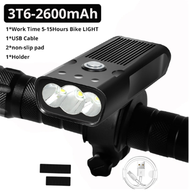 20000Lm Bicycle Light USB Rechargeable Waterproof Bike Light