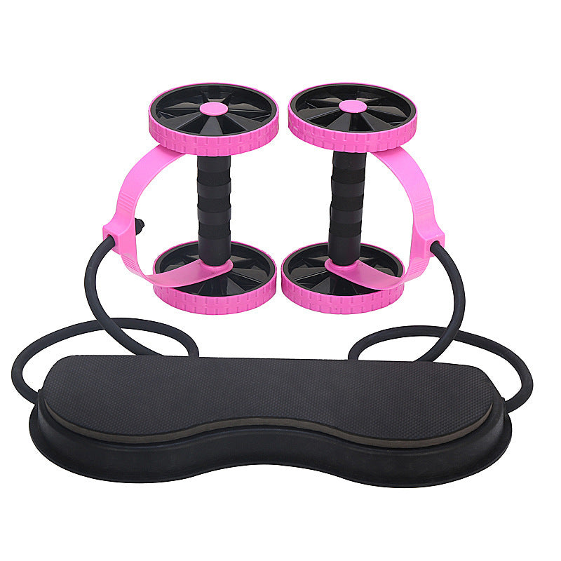 Revoflex Xtreme multifunctional body-building wheel gear - pink color