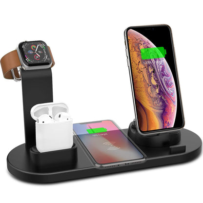 Compatible with Apple, Suitable For Iphone 4 In 1 Wireless Charging Stand