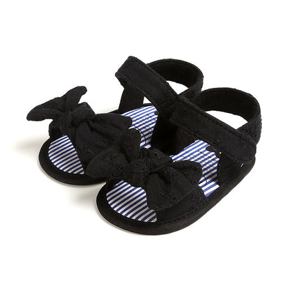 Summer Bowtie Baby Shoes Baby Through Shoes