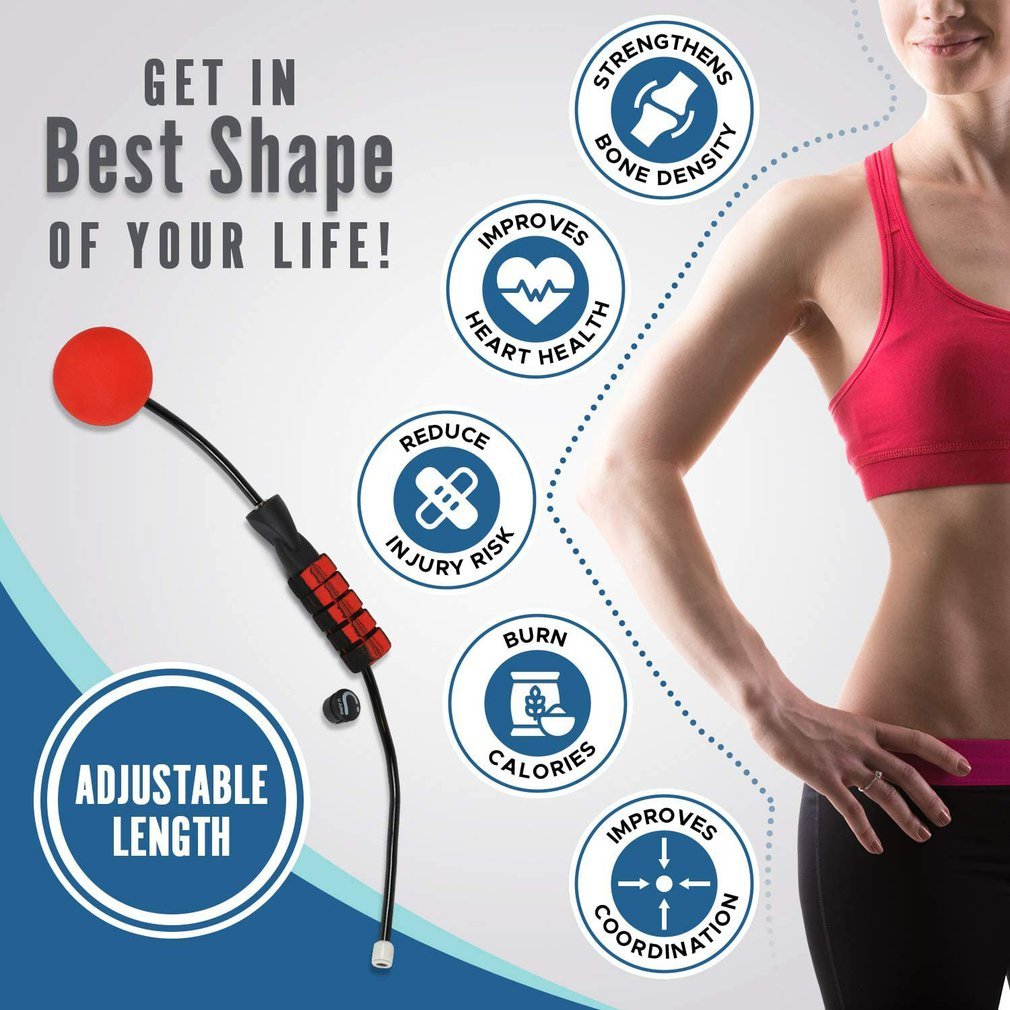 Creative Ropeless Adjustable Jump Rope Weighted Cordless Skipping Rope