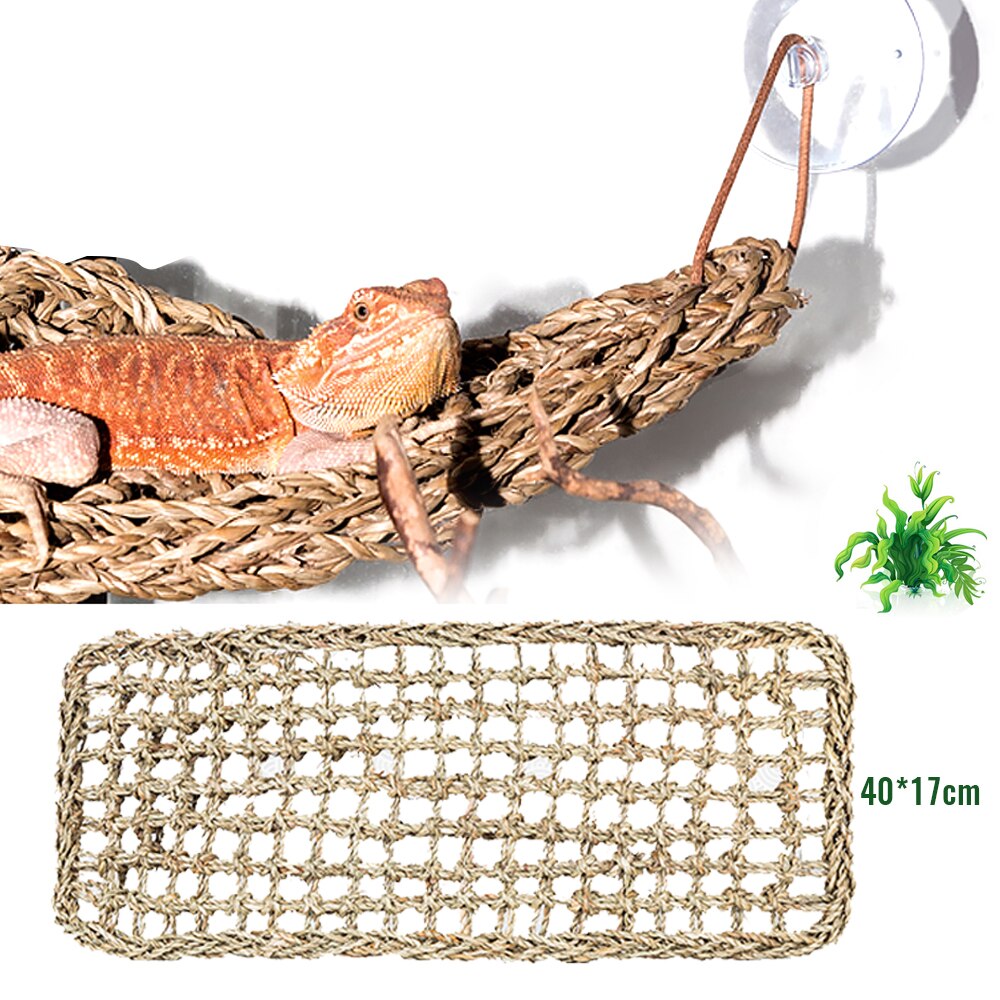 Lizard Straw Mat Crawling Hammock Pet Nest