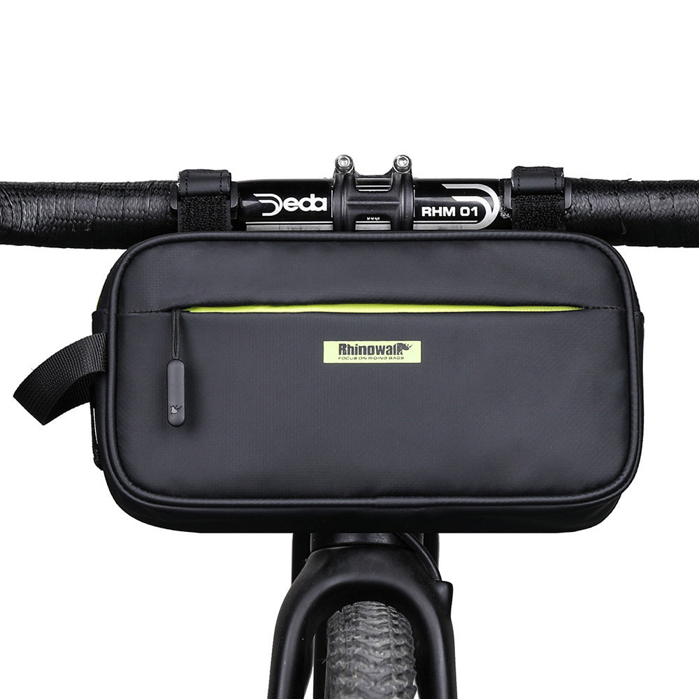 Bicycle Front Bag With Water-repellent Function, Road Front Crossbeam Triangle Riding Belt Bag