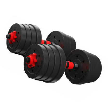 Home Training Arm Muscle Rubber Coating Dumbbell Barbell Fitness Equipment