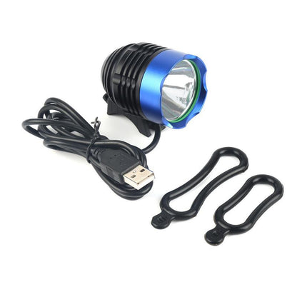 USB External Connector Light Mountain Bike Light l2 Strong Light Head