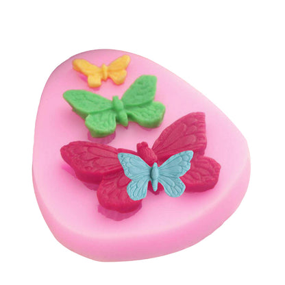 Fondant Cake Baking Mold Liquid Silicone Mold Cake Molding Tools Variety of Small Bow Shapes