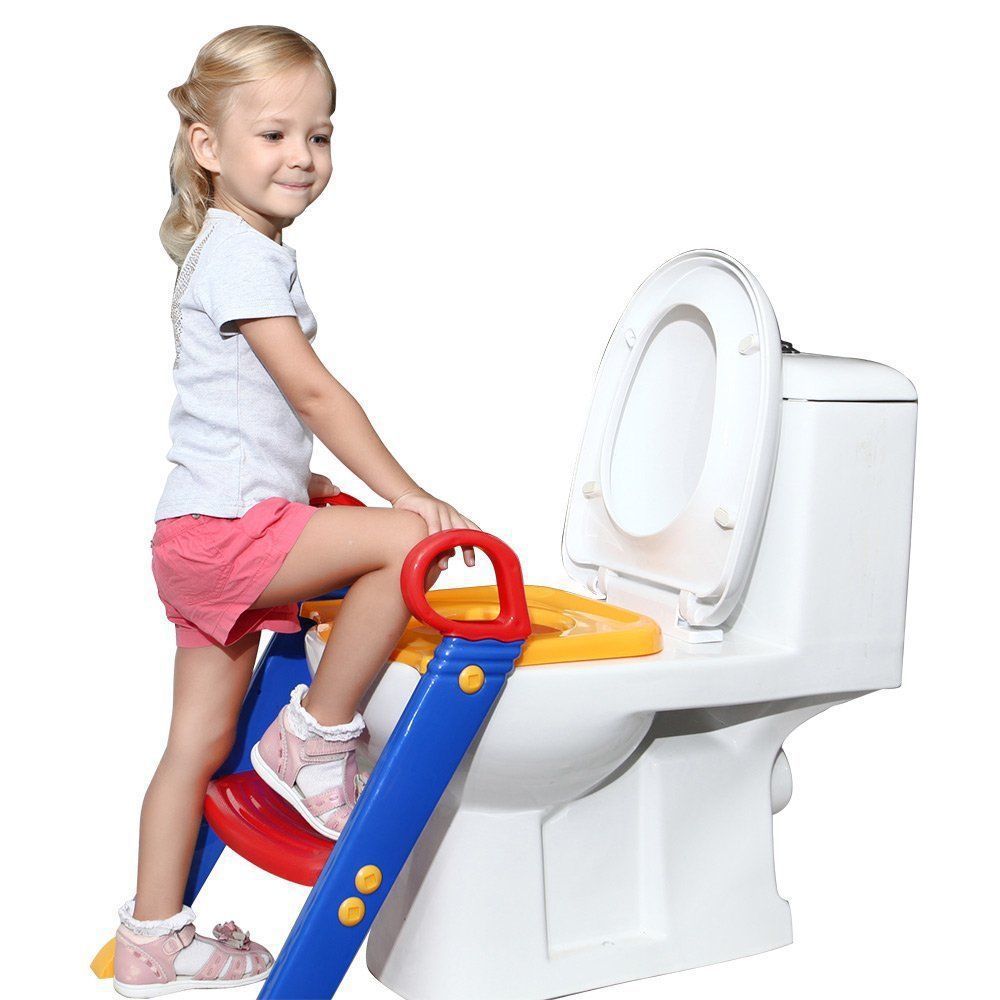 Baby Ladder Toilet Baby Toilet Ladder Folding Toilet Seat Auxiliary Cushion Cover