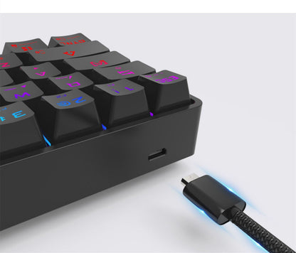 Wireless Bluetooth Mechanical Keyboard Charging Dual-mode Keyboard