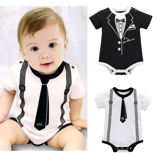 Summer Baby'S Clothing Triangle Khaki Jumpsuit Jumpsuit Climbing Suit Cotton Pattern