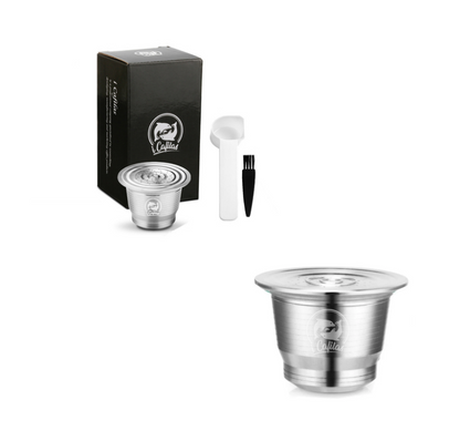 Stainless Steel Reusable Nespresso Refillable Coffee Capsule Pod Filter