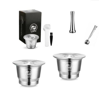 Stainless Steel Reusable Nespresso Refillable Coffee Capsule Pod Filter