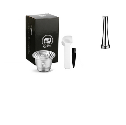 Stainless Steel Reusable Nespresso Refillable Coffee Capsule Pod Filter