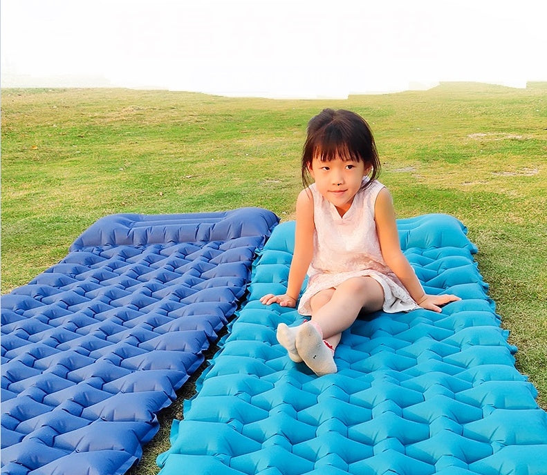 Camping Sleeping Pad Inflatable Air Mattresses Outdoor Mat Furniture Bed Ultralight Cushion Pillow Hiking Trekking