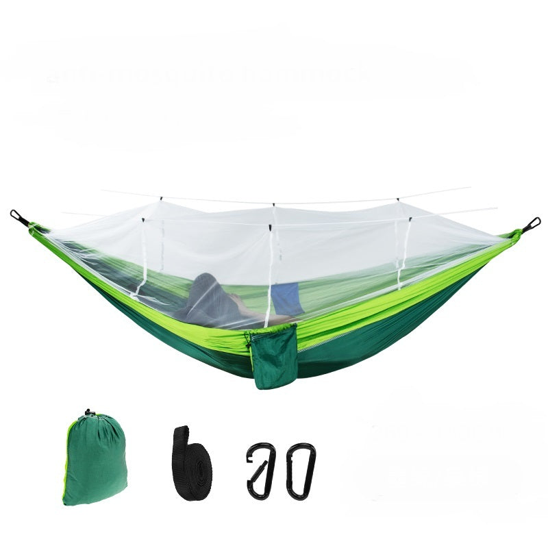 The New Outdoor Mesh Anti-Mosquito Hammock Anti-Rollover