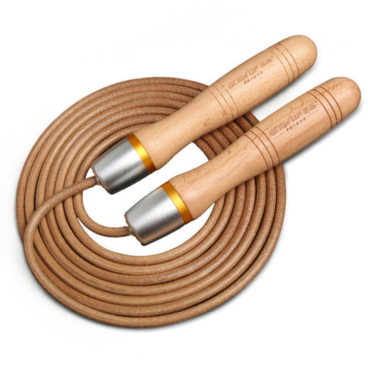 Adjustable fitness training skipping rope