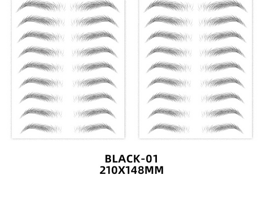 6D Imitation Ecological Eyebrow Stickers Waterproof And Environmental Protection