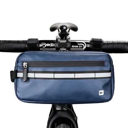 Bicycle Front Bag With Water-repellent Function, Road Front Crossbeam Triangle Riding Belt Bag