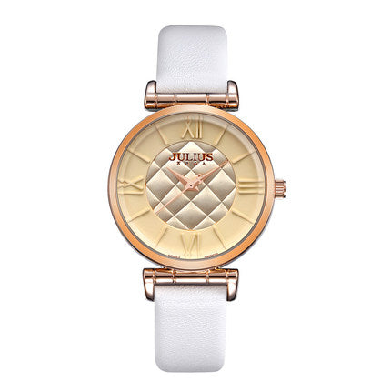 Female Student Minimalist Sen Female Watch Popular Personality Big Dial Quartz Girl Watch