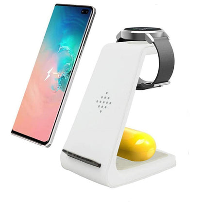 Wireless Charger Compatible With Iphone12 Three-In-One Charging Stand Iwatch6 Fast Charging Base