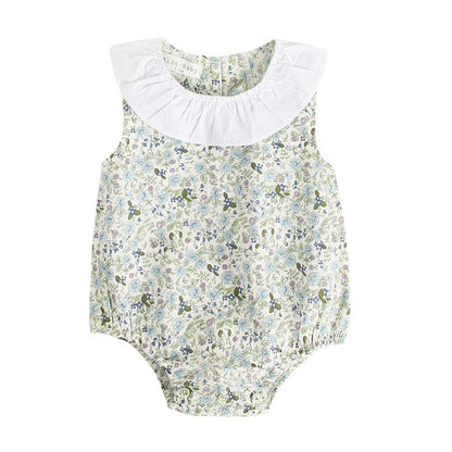 Cotton Romper Floral Baby Romper