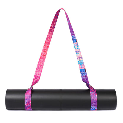 Pure Cotton Yoga Mat Strap Elastic Band Colorful Binding Band Yoga Storage Rope Binding Rope Yoga Bag Printing Binding Rope