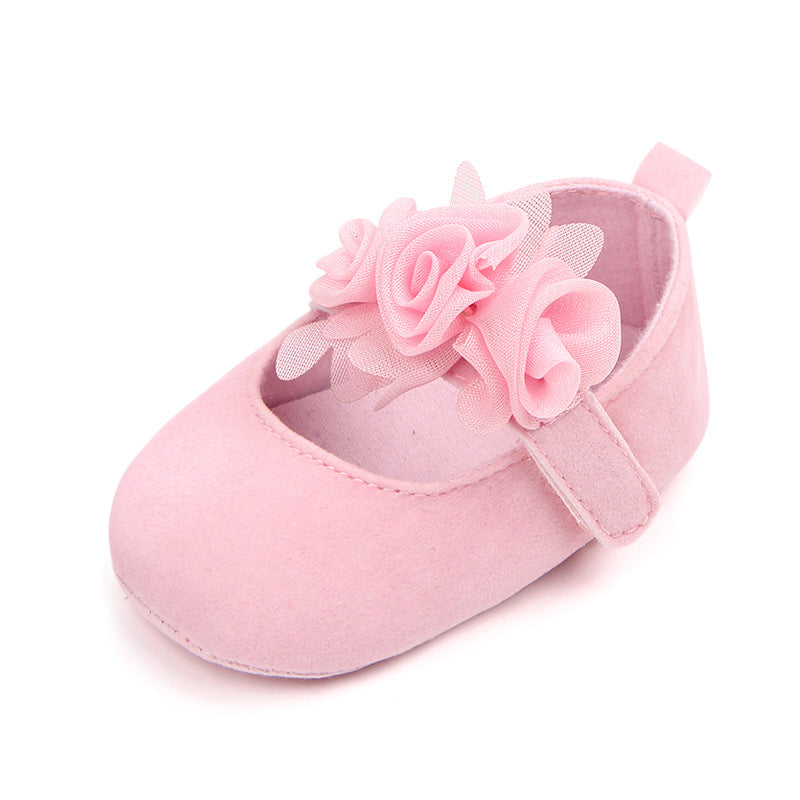 Foreign Trade Multicolor Small Flower Princess Shoes