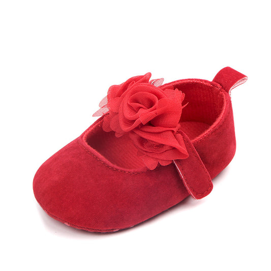 Foreign Trade Multicolor Small Flower Princess Shoes