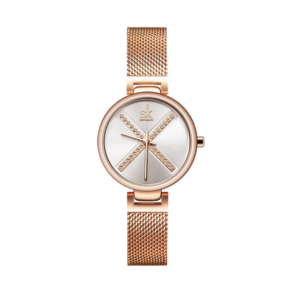 Steel Mesh Belt Fashion Women's Watch