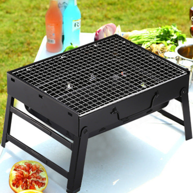 Charcoal Barbecue Rack Outdoor Folding Portable Barbecue Grill Gift