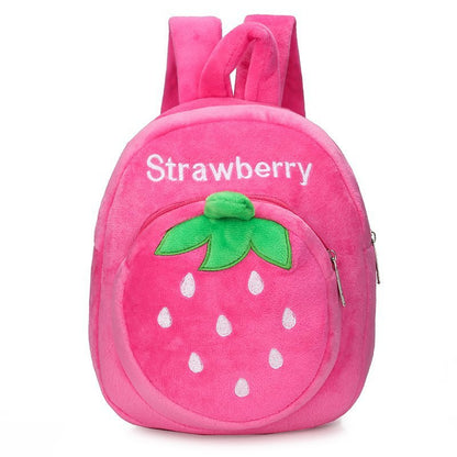 Plush Leisure Double Shoulder Kindergarten School Bag