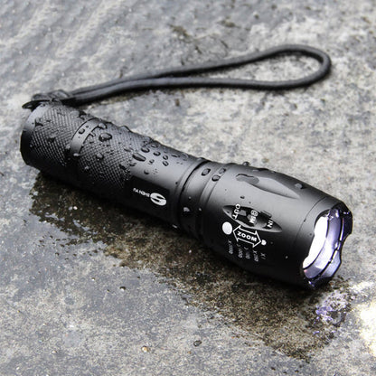 Aluminum Alloy Strong Light Flashlight 18650 Super Bright Outdoor Lighting T6 Flashlight